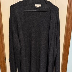 H&M Women's Dark Gray Cardigan size medium